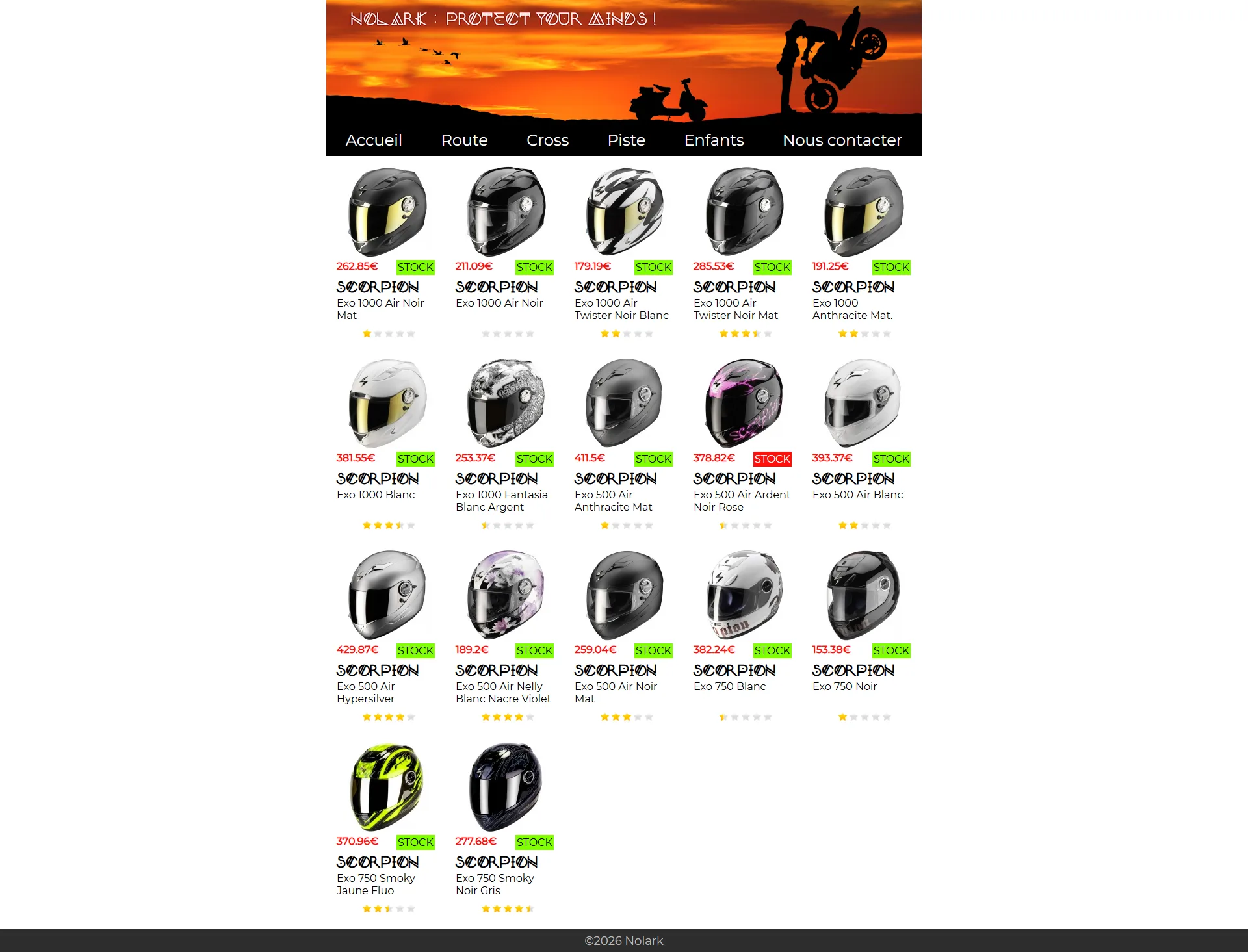 Nolark — casques route
