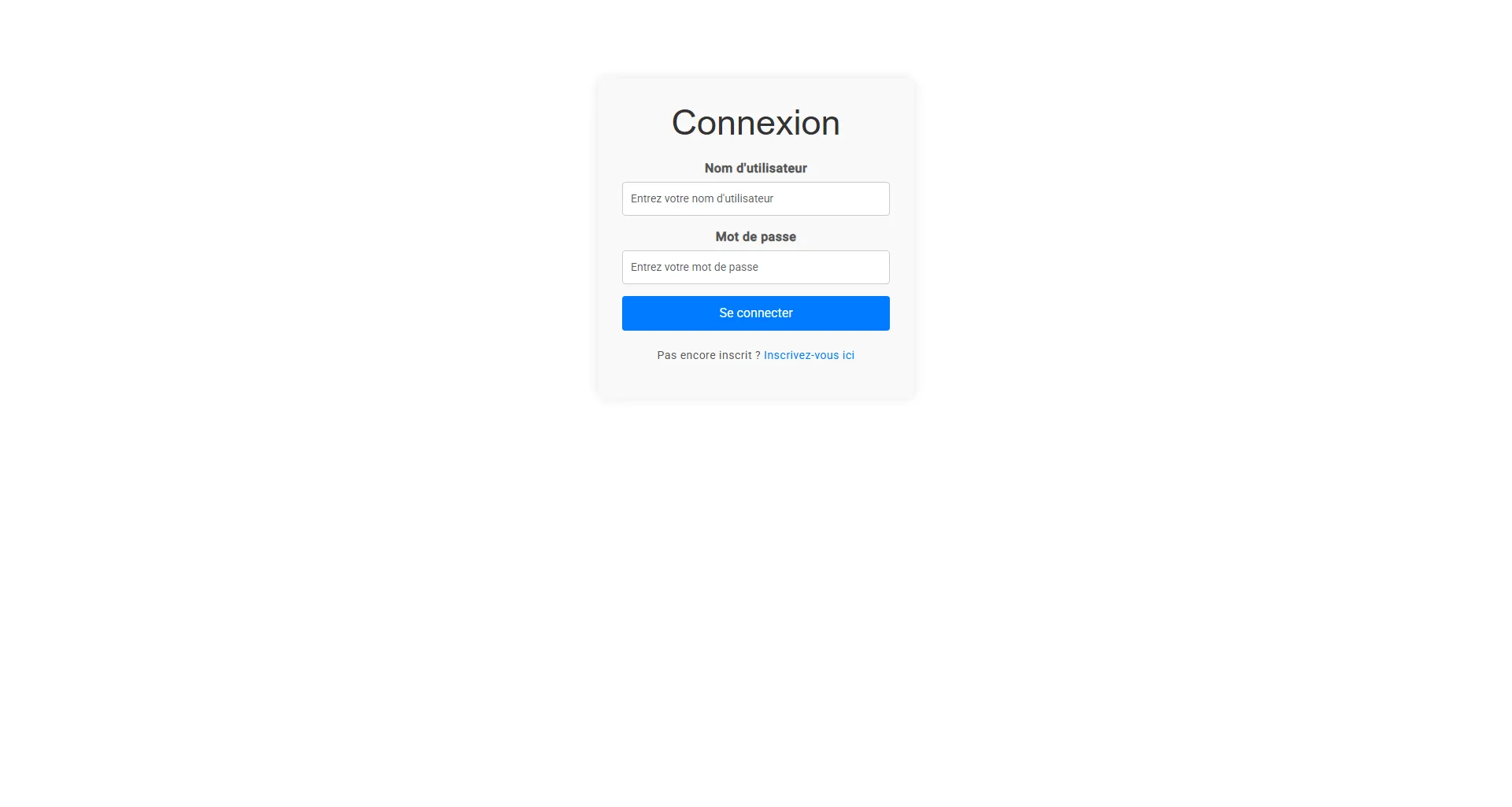 Page de connexion WAChangeLogUrgence